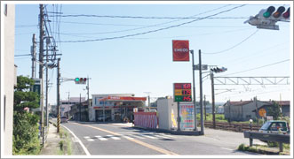赤坂の場所です
