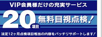 ２０項目無料目視点検